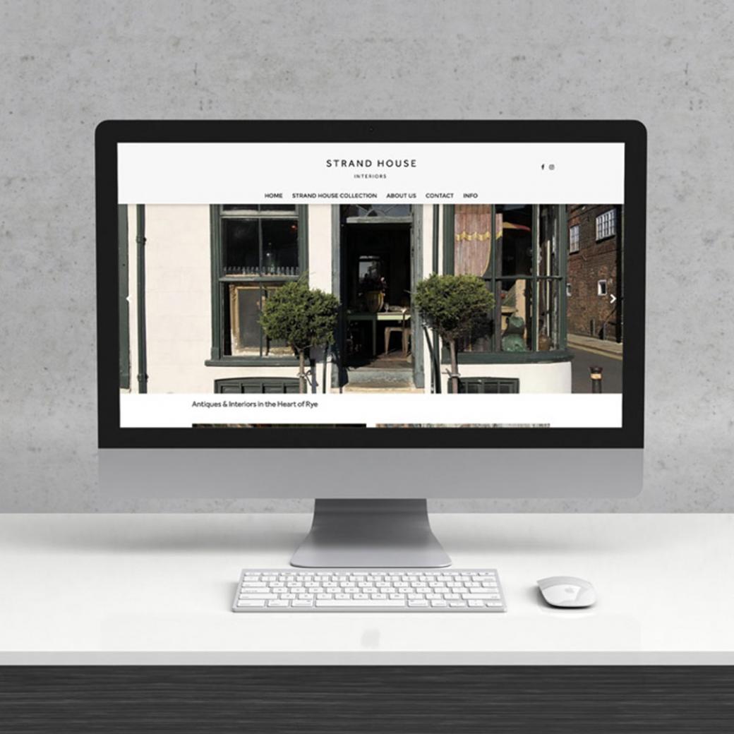 Showcase of new web design themes for antiques dealers