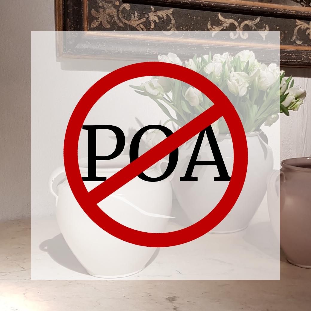 Why you shouldn't use POA on your website
