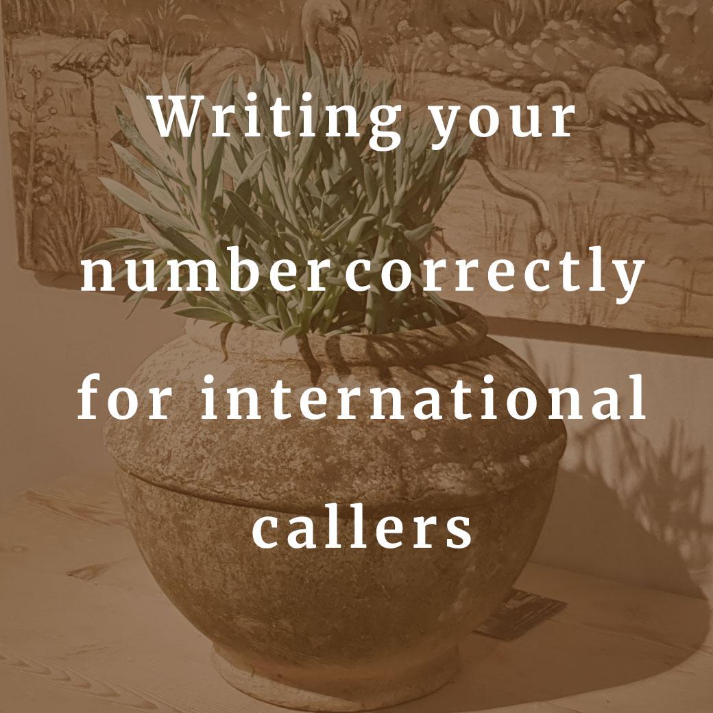 Can your international clients call you easily? And what to do if they can't
