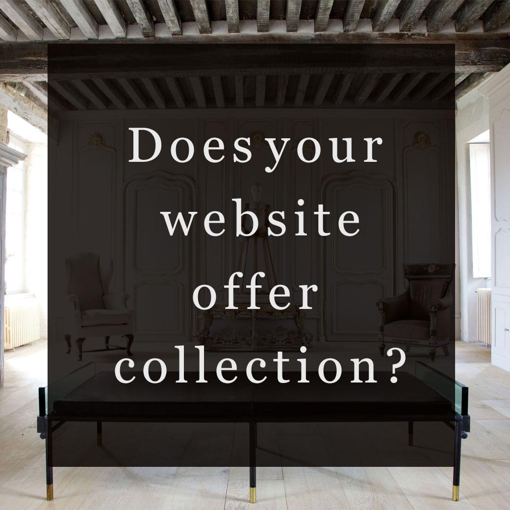 Does your website offer collection?
