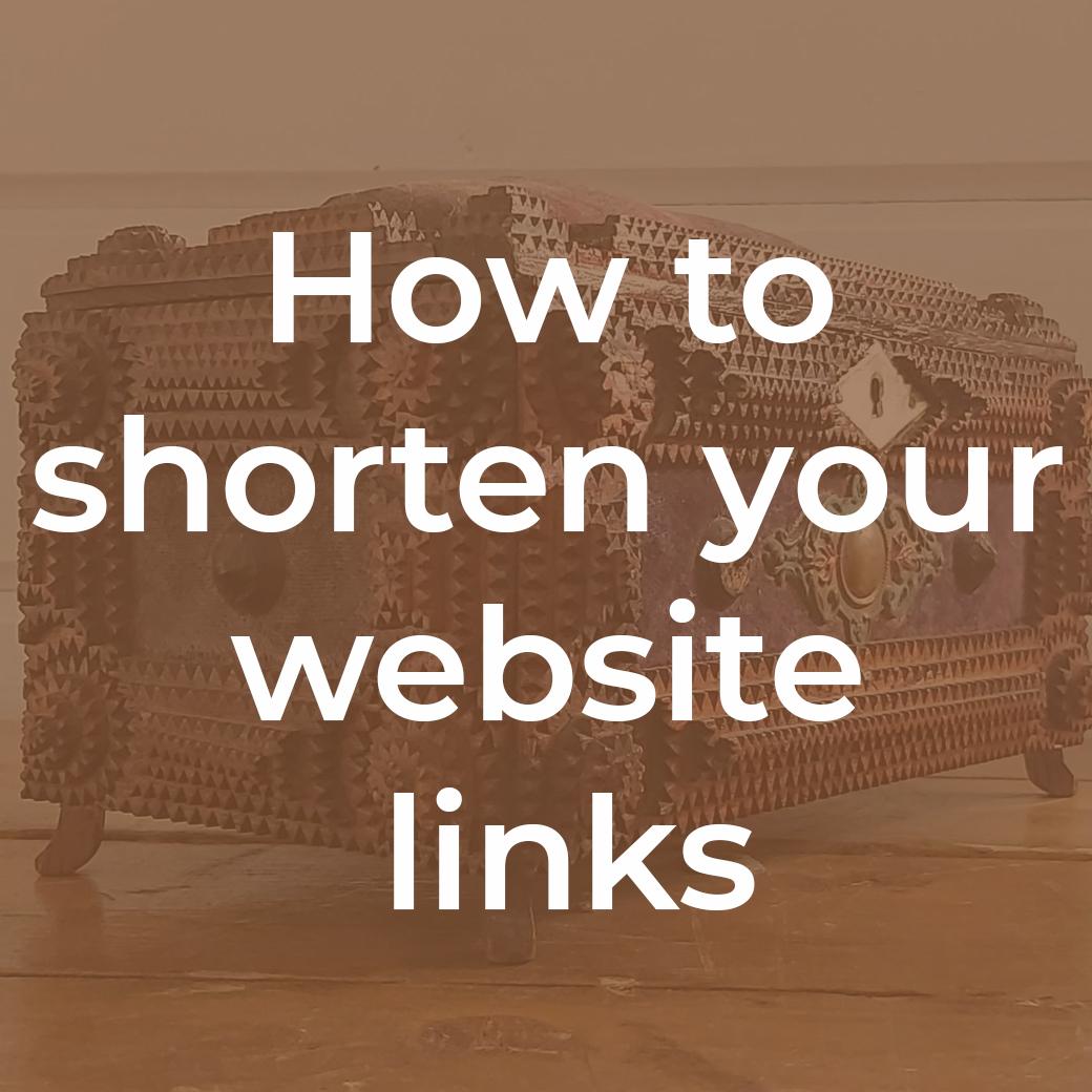 How to create a shortened URL