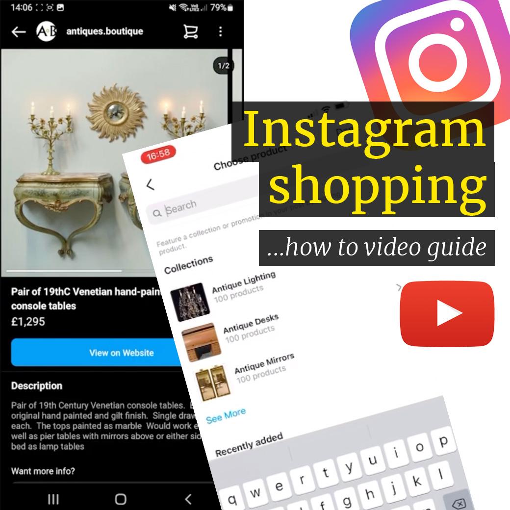Instagram shopping... how to video guide