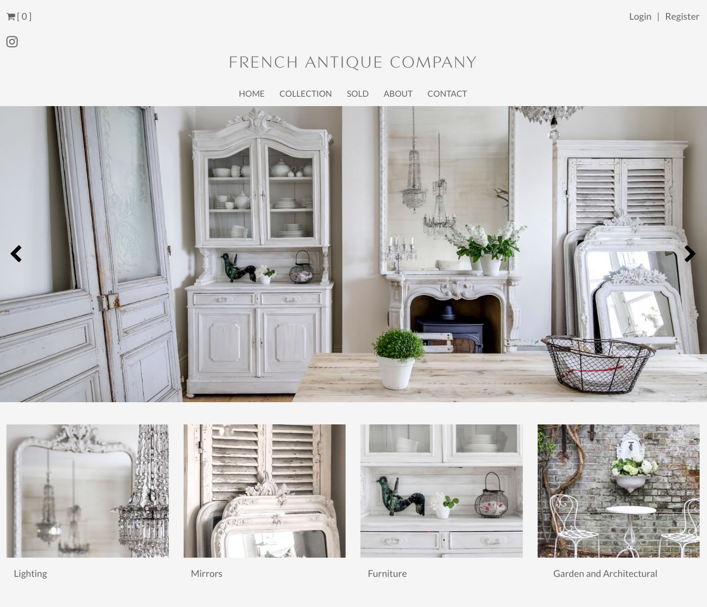 French Antique Company new website