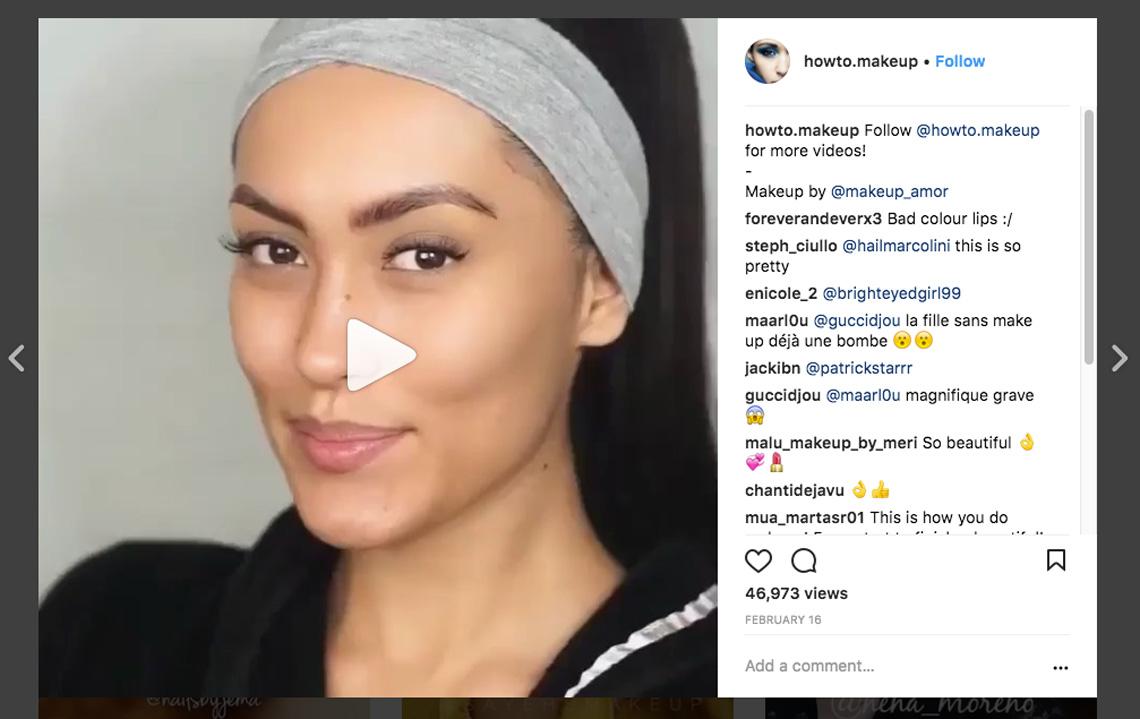 Instagram makeup how to
