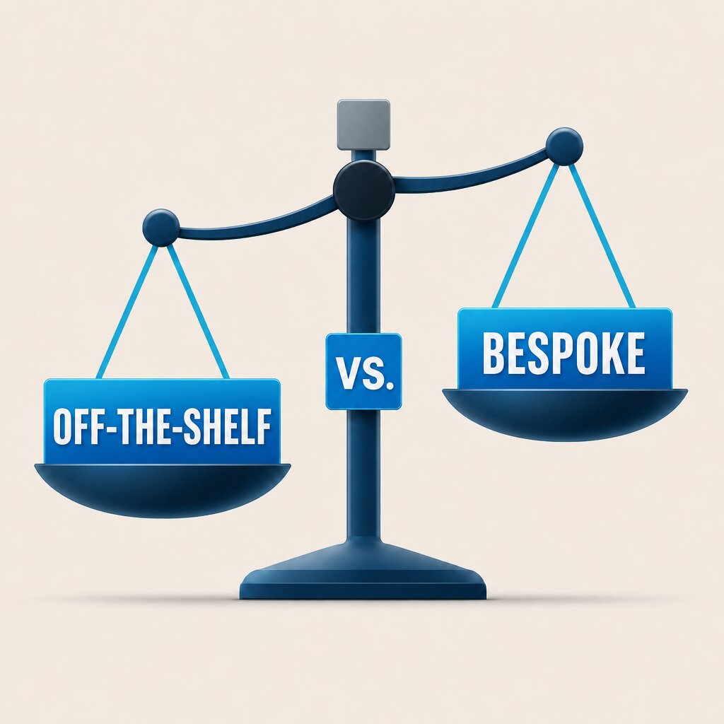 off the shelf vs bespoke comparison