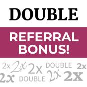 Double referral bonus (September and October 2025) !