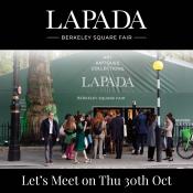 Let's Meet at The LAPADA Fair on Thursday 30th of October